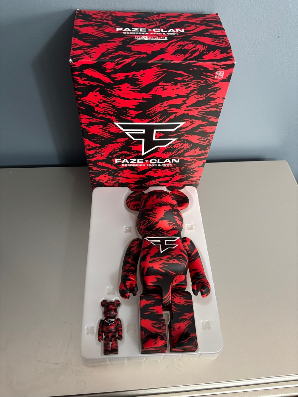 Bearbrick x FaZe Clan 100% & 400% Set